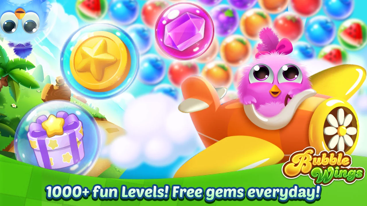 Bubble Wings: bubble shooter screenshot