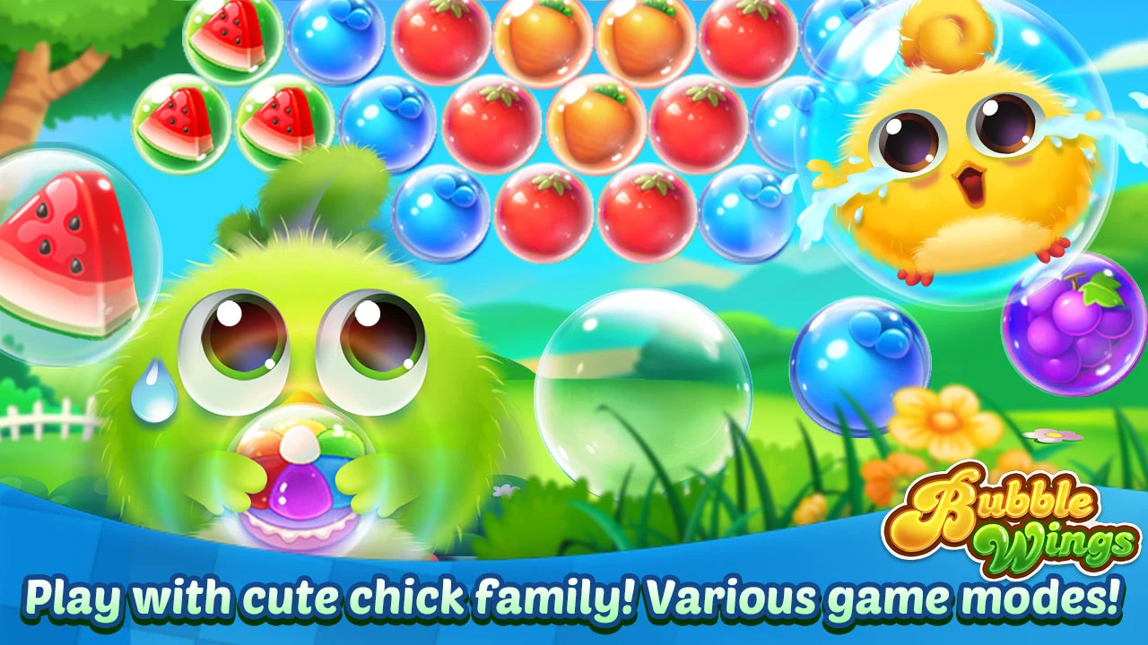 Bubble Wings: bubble shooter screenshot